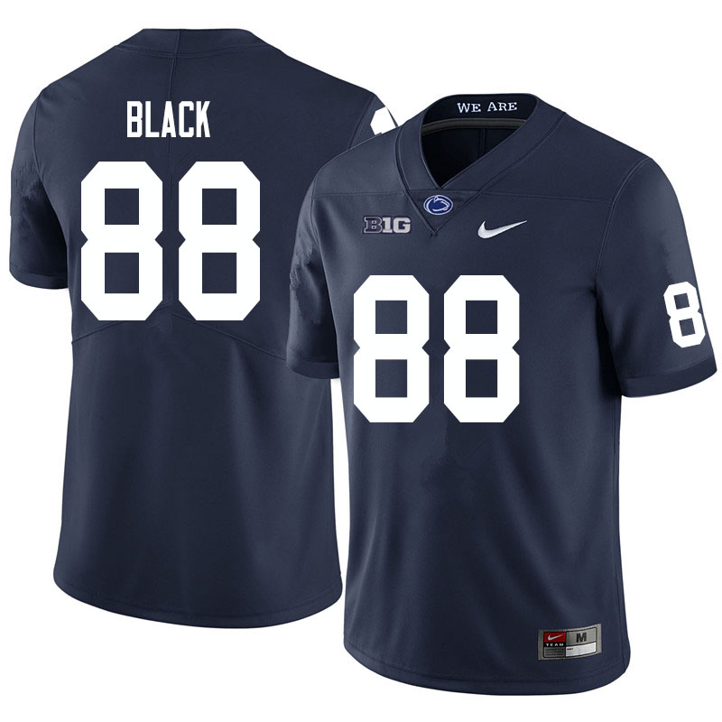 NCAA Nike Men's Penn State Nittany Lions Norval Black #88 College Football Authentic Navy Stitched Jersey SFV1298PD